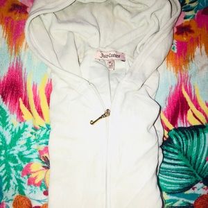 Juicy Couture velour zip up sweater